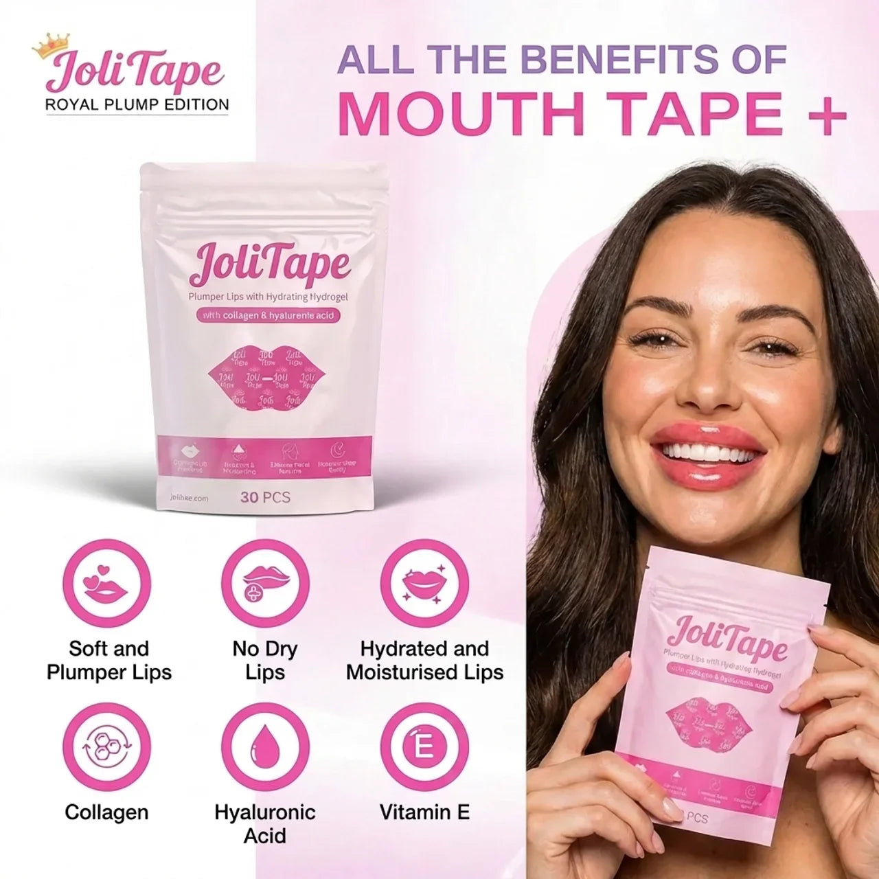 JoliTape - Hydrating Collagen Mouth Tape